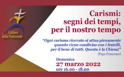 A Lucca il primo incontro di Cultura di Pentecoste nell’Anno giubilare «Carismi: segni dei tempi, per il nostro tempo».