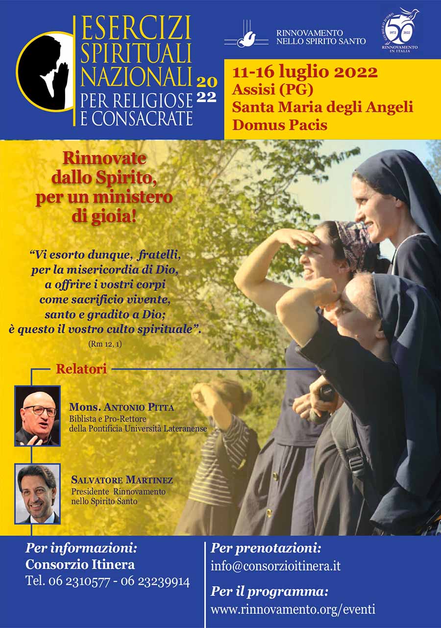 esercizi spirituali 11 16 luglio 2022