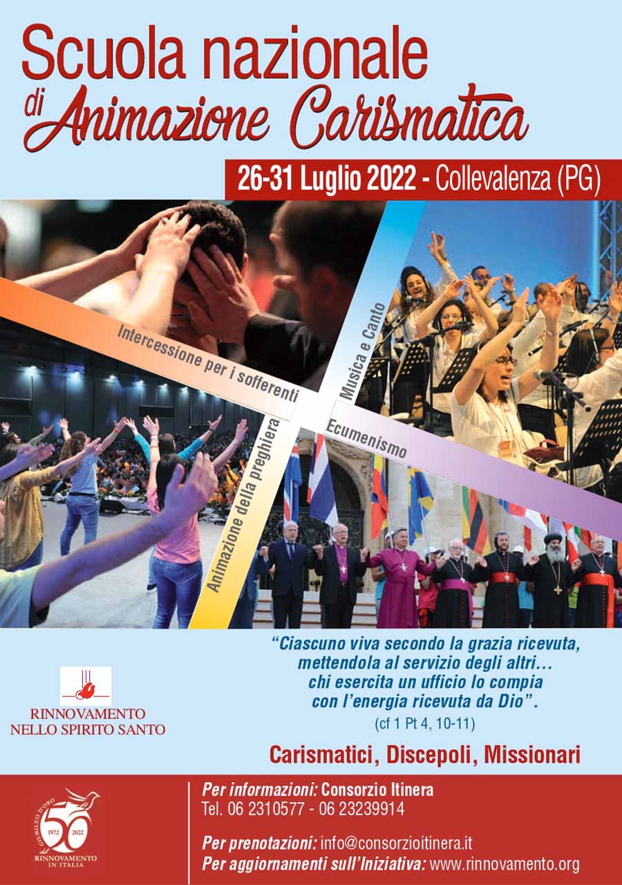 scuola animazione carismatica - 26 31 luglio 2022