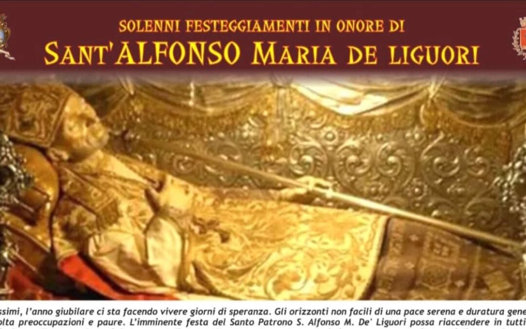 Santa Messa e Roveto Ardente RnS a Pagani per Sant’Alfonso Maria De Liguori