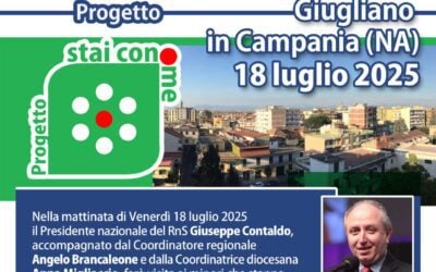 A Giugliano (NA) una giornata di condivisione per scoprire il Progetto “Stai con me”, realizzato con il contributo della Fondazione Alleanza onlus del RnS