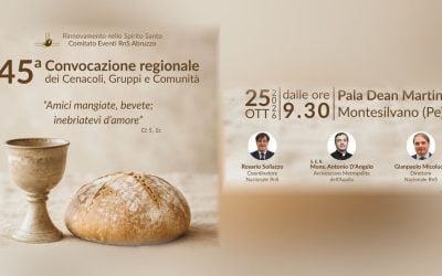 45^ Convocazione regionale del RnS in Abruzzo domenica 25 ottobre 2026 a Montesilvano